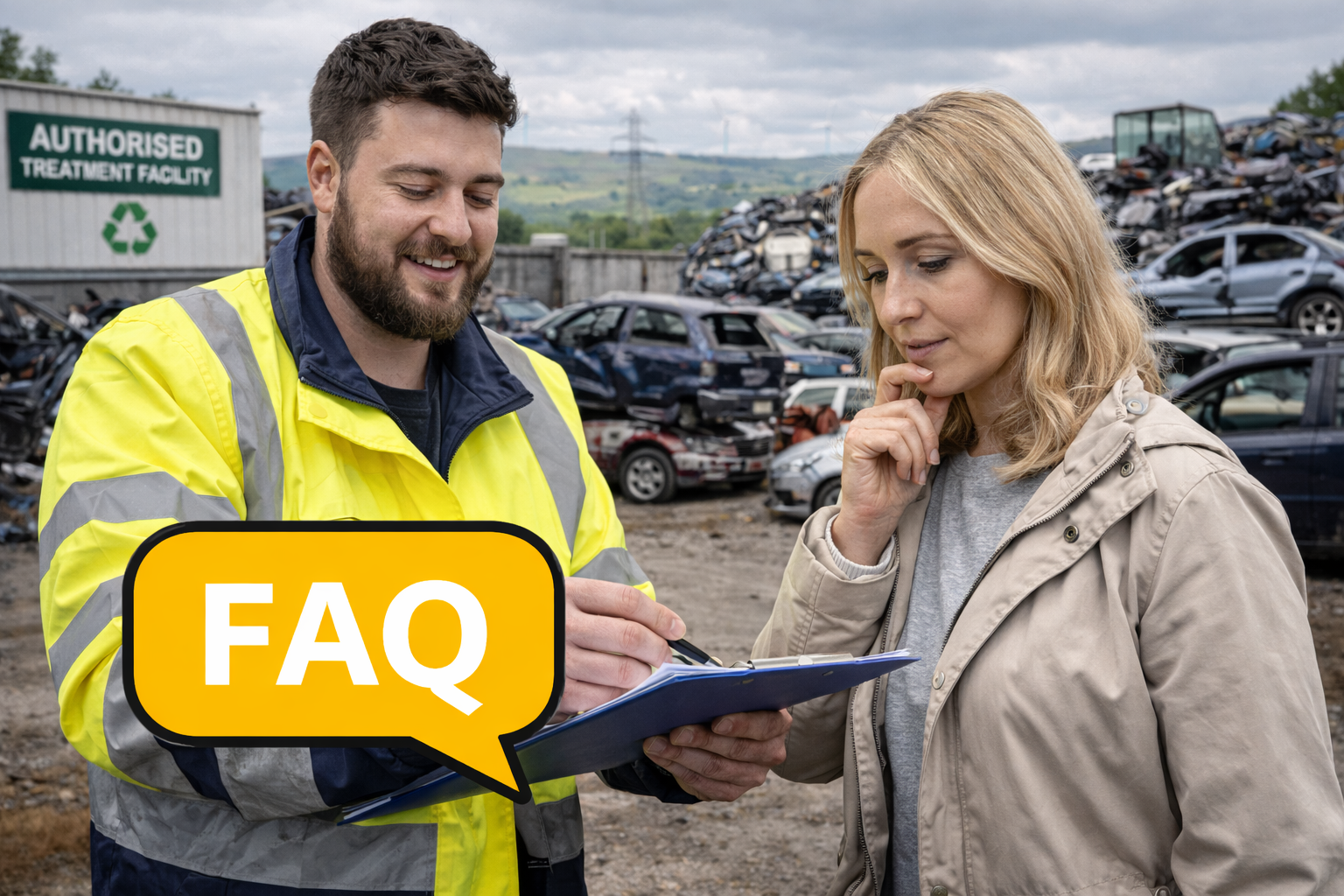 Scrap car FAQs and advice in Ormskirk