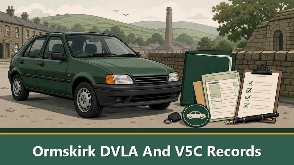 Ormskirk DVLA And V5C Records